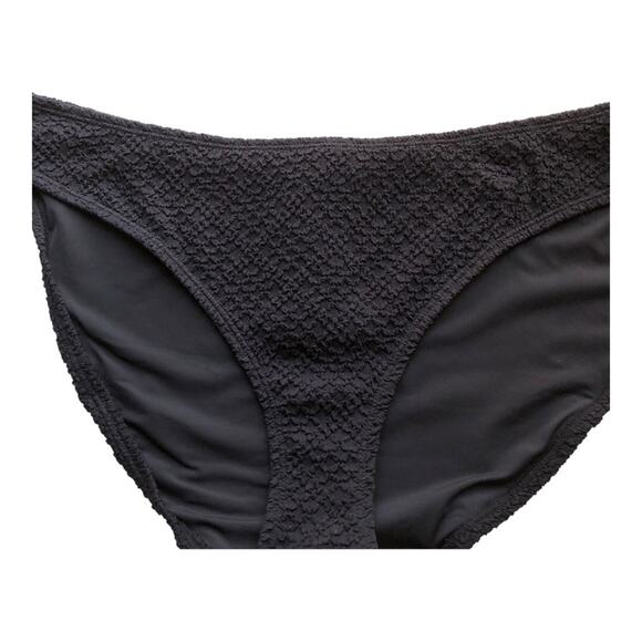 Mindy x Andie Swim NWT Elevated Textured Popcorn 2-Piece Bikini Classic Black XL - Picture 7 of 15